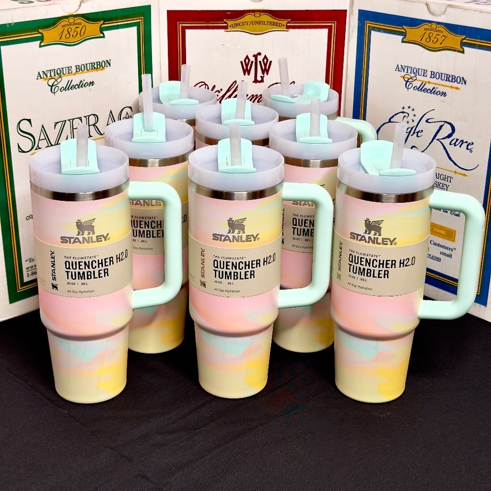 NEW RELEASE Stanley 30oz Tumbler - CleanSlate Warm Serene Brushstrokes